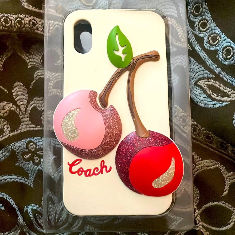 Coach leather slim wrap case for IPhone XS/X